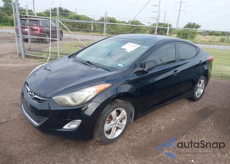 2013 Hyundai Elantra Gls from USA, damaged, VIN KMHDH4AE9DU606788